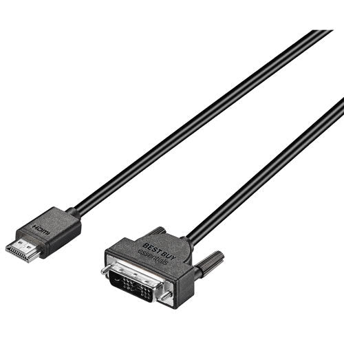 Open Box - Best Buy Essentials BE-PCHDDV6-C 6ft HDMI to DVI Monitor Cable