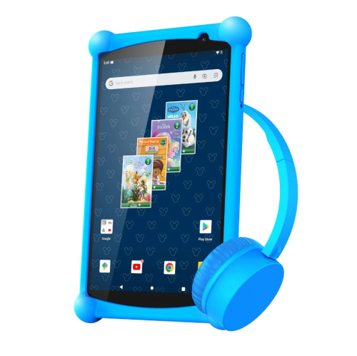 Refurbished (Excellent) - Disney Smartab 7" HD Android Tablet Bundle with Headphones and Bumper Case