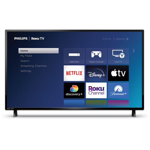 Refurbished (Good) - Philips 50" Class 4k UltraHD Roku Smart TV (50PUL6573/F7)