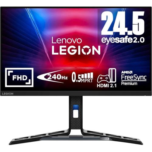 Open Box - Lenovo Legion R25f-30 LED Display 62.2 cm (24.5") 1920 x 1080 Pixels Full HD Black