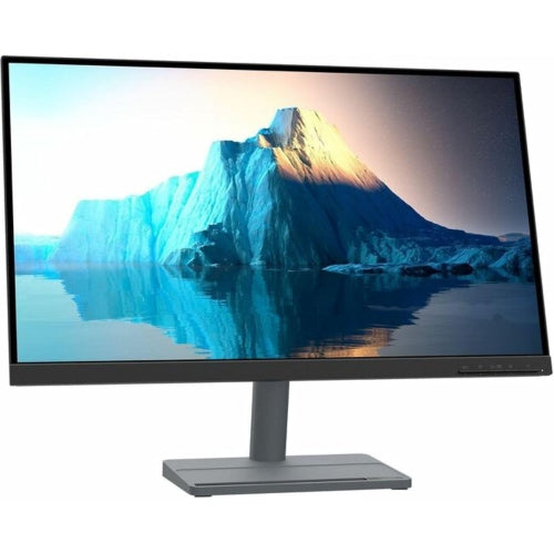 Open Box - Lenovo L27q-35-2022 - Everyday Monitor - 27 Inch QHD - 75 Hz - AMD FreeSync - Low Blue Light Certified - Tilt Stand- Integrated Speakers - HDMI & DP,Grey