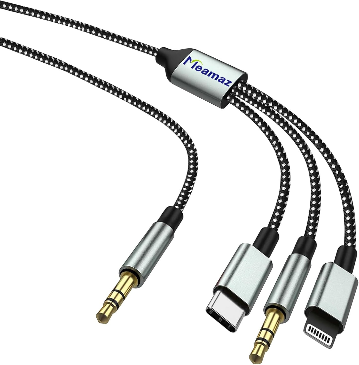 Open Box - Insignia NS-LW16F 3ft Aux Cable Flat