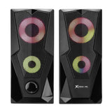 Xtrike Me- SK-501 - Stereo Speakers, 2 X 3W, Black