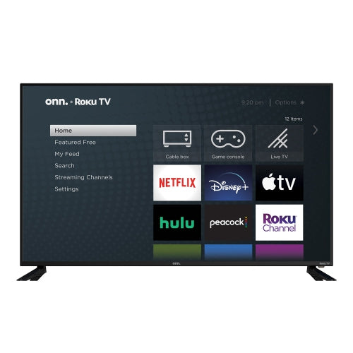 Refurbished (Good) - onn. 65" Class 4K (2160p) UHD LED Roku Smart TV HDR (ONC65TV19)