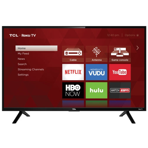 Refurbished (Good) - TCL 32" 3 Series 720p HD LED Roku TV Smart TV (32S331)