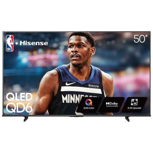Open Box - Hisense 50" QD6QF Series 4K UHD HDR QLED Fire TV Smart TV (50QD6QF) - 2025