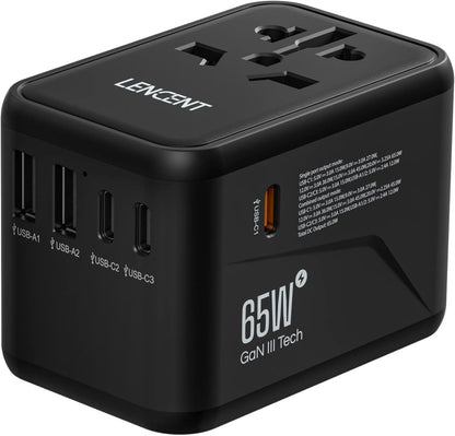 Open Box - Insignia NS-TADPT1USB Travel Adapter With USB Port