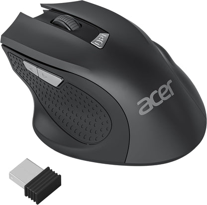 VICTEC 2.4G Black Wireless Ergonomic Mouse