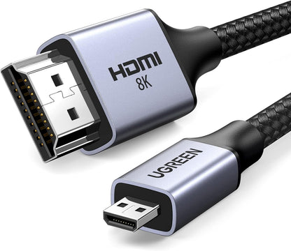 GlobalTone - HDMI 2.1 Cable, 8K Certified, 10 Feet, Black