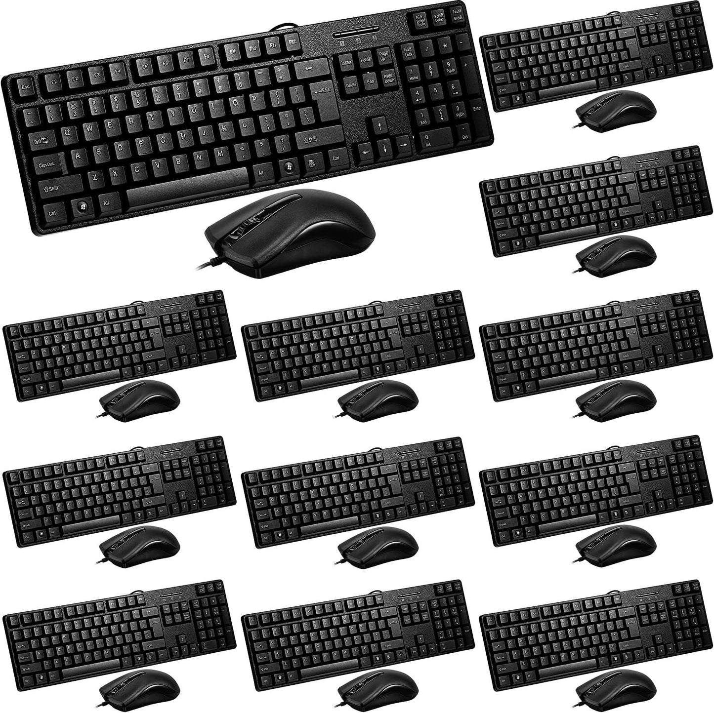 Lenovo 300 USB Combo Keyboard & Mouse - US English (103P) GX30M39606
