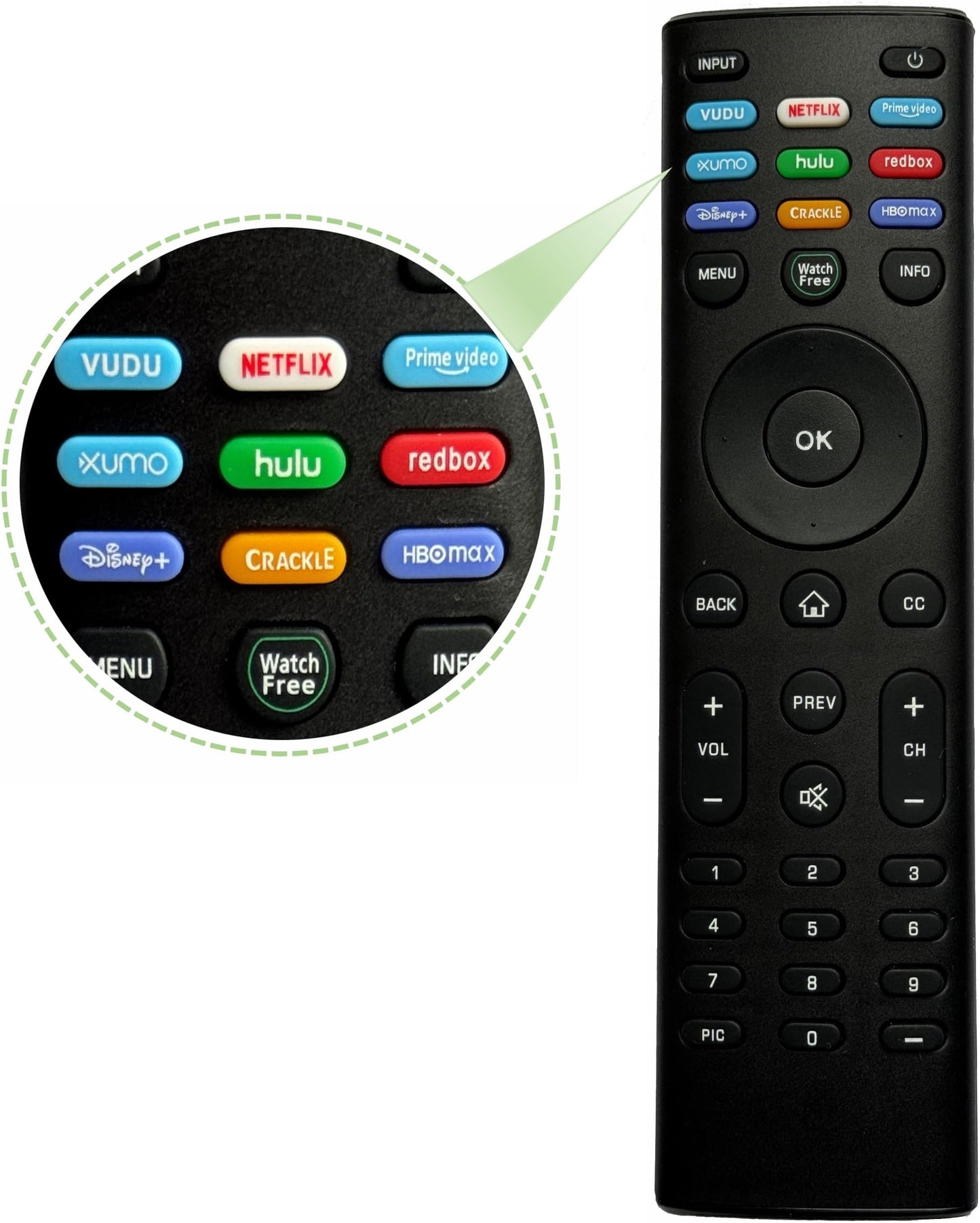 Universal Roku Remote Control Replacement for RCA Roku Smart TV
