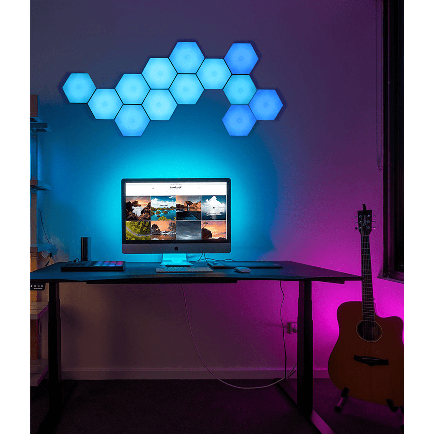 Monster - Smart, Sound-Responsive LED Light Panel 2-Pack (Add-on Pack)